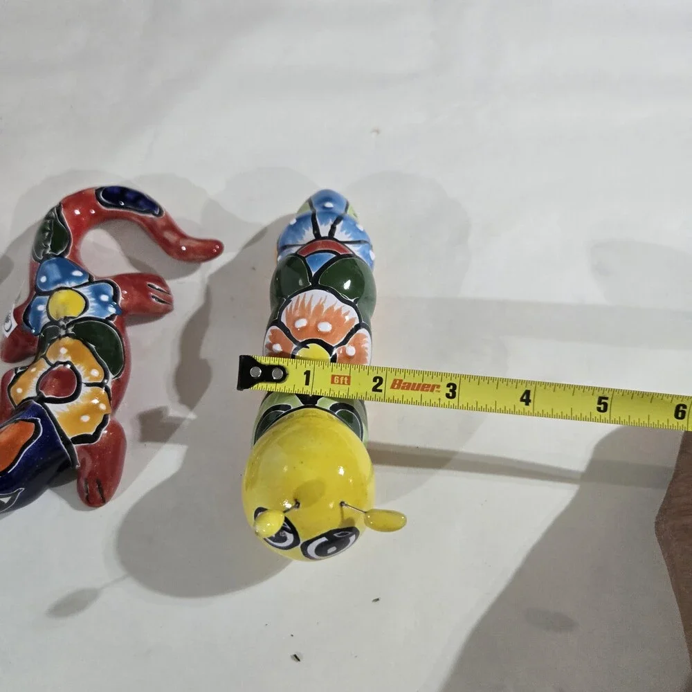 Talavera Trio Figurines Mexican Art Handmade
